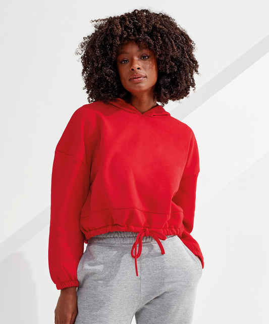 Woman's Tri-Dri cropped oversized hoodie